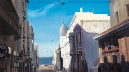 2.- Perspectiva. Oleo sobre lienzo. 80 x 70 cm