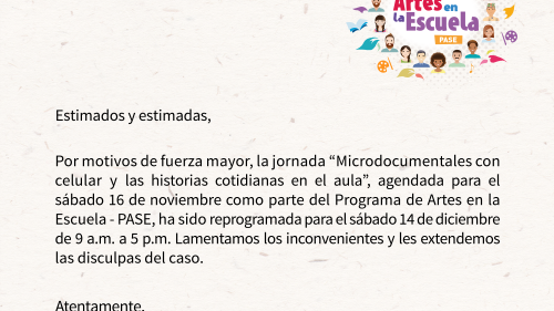 NOTICIAS PASE | Talleres PASE DICIEMBRE 2019