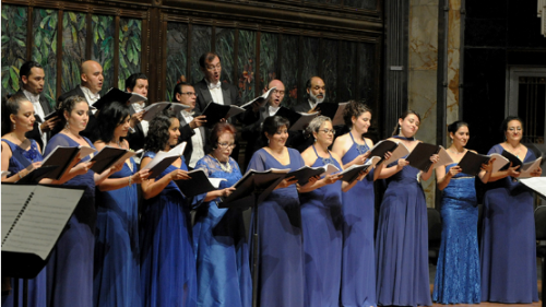 El Coro de Madrigalistas de Bellas Artes de México junto a más de 30 artistas en el  Teatro Víctor Raúl Lozano Ibáñez