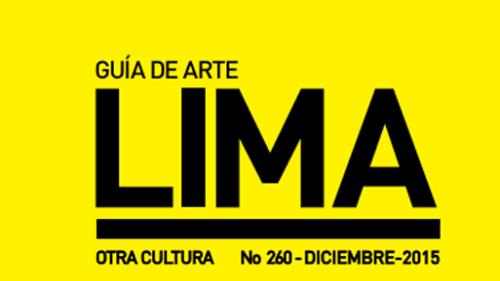 [PRESENTACIÓN] Guía de arte de LIMA. Edición diciembre 2015.