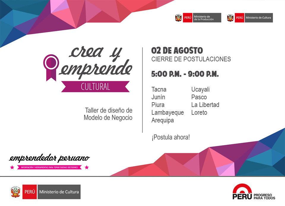 Flyer - Crea y Emprende Regiones
