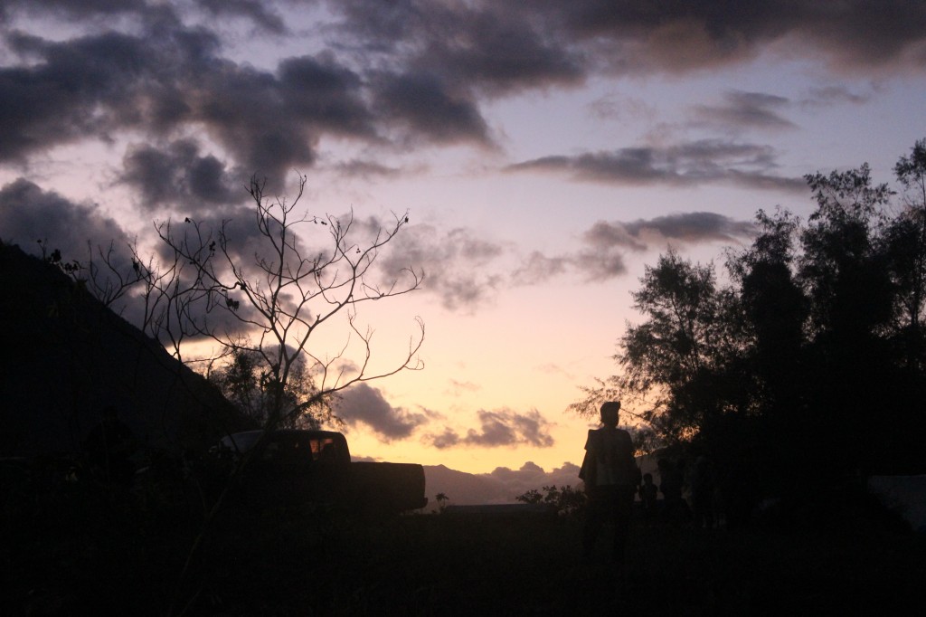 The sunset at Selvamonos