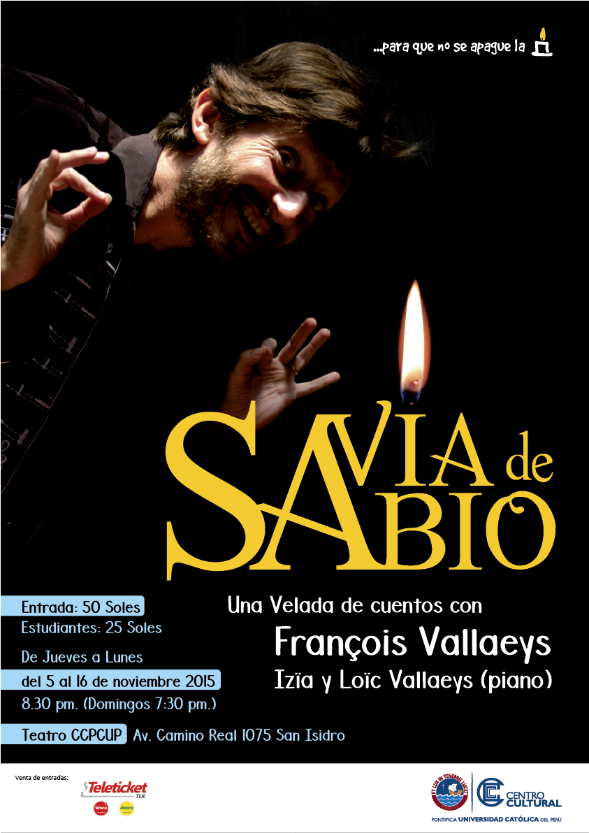 Afiche Savia de sabio (EDITABLE)