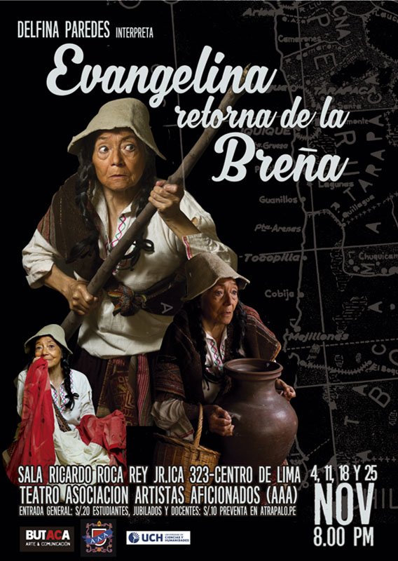 Evangelina retorna de la Breña (Afiche oficial)