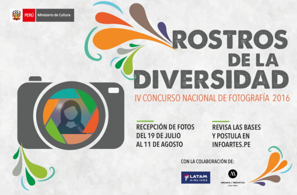 [Recordatorio] IV Concurso Nacional de Fotografía “Rostros de la Diversidad” 2016