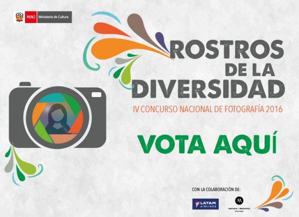 [Votación en línea] Elige al ganador del Premio del Público IV Concurso Nacional de Fotografía 2016 ROSTROS DE LA DIVERSIDAD 2016. Votación hasta el 16 de agosto.