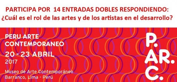 [Concurso] ¿Cuál es el rol de los artes y de los artistas en el desarrollo?
