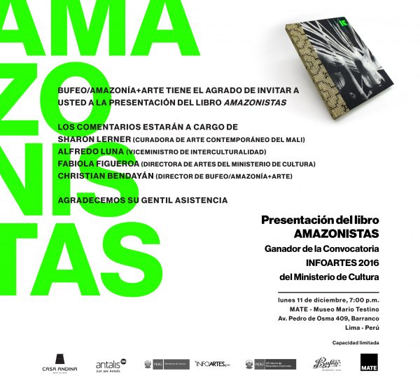 “AMAZONISTAS” ganador de la Convocatoria INFOARTES se presentó en el MATE.