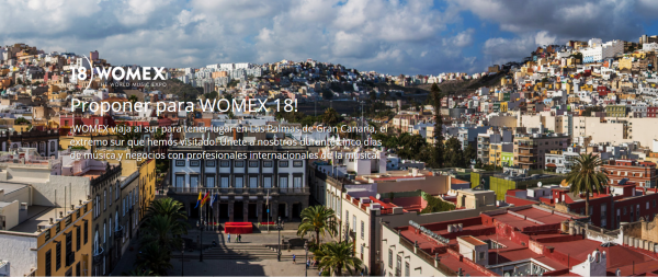 PARTICIPA DEL WOMEX 18 (ESPAÑA) HASTA EL 16 DE MARZO 2018