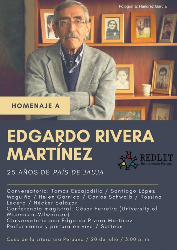 HOMENAJE A EDGARDO RIVERA MARTÍNEZ EN LA CASA DE LA LITERATURA PERUANA