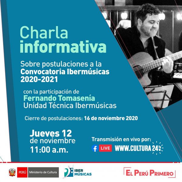 CHARLA INFORMATIVA CONVOCATORIA IBERMUSICAS 2020 – 2021