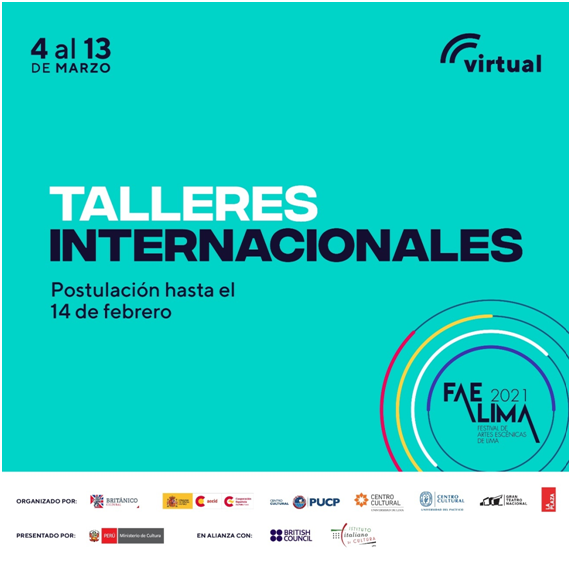 TALLERES INTERNACIONALES del FAE Lima 2021