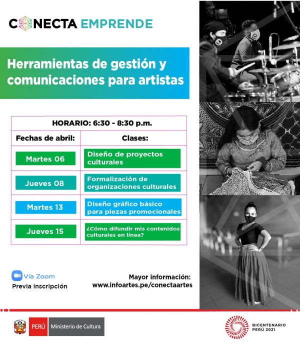 Conecta Emprende: Herramientas de gestión y comunicaciones para artistas