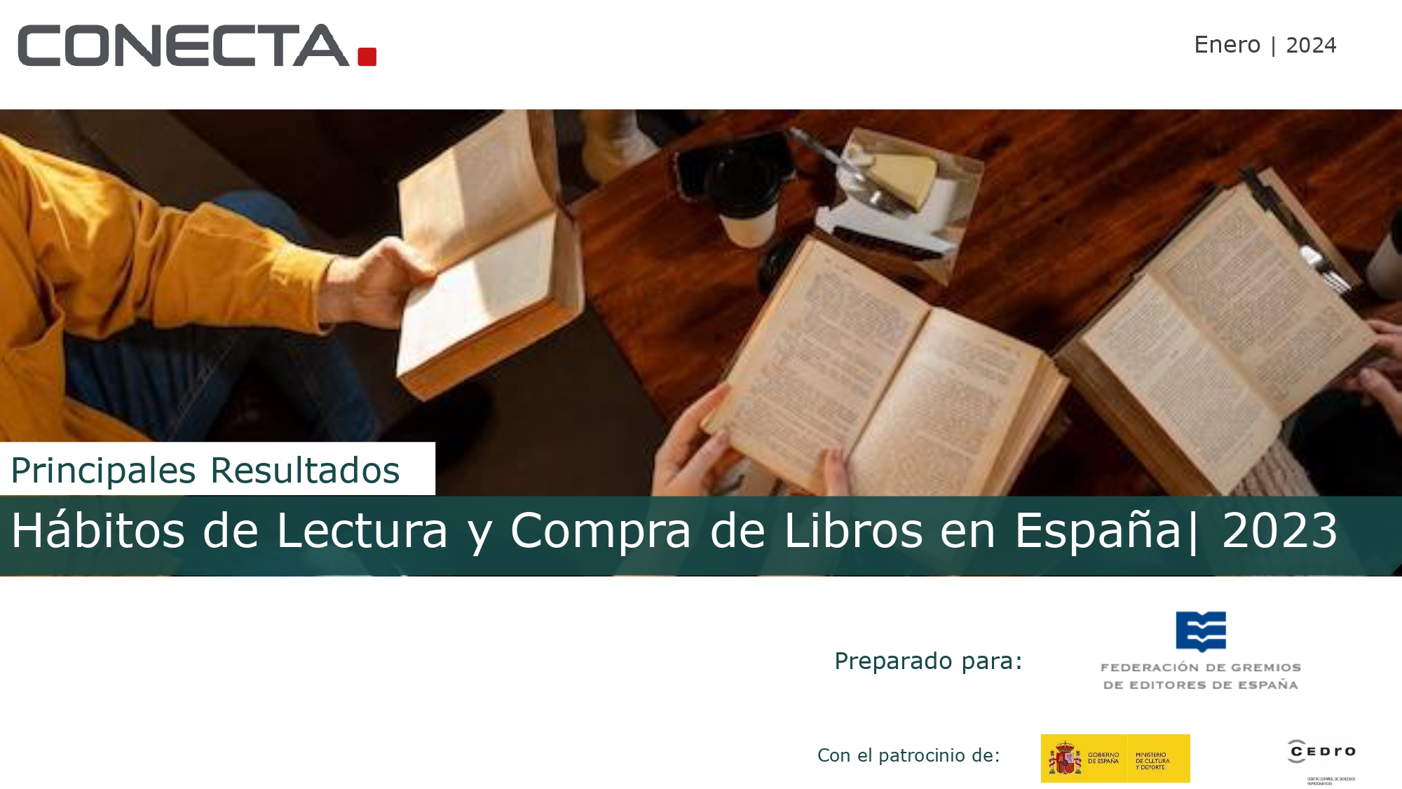 Barómetro de hábitos de lectura y compra de libros en España (2023)