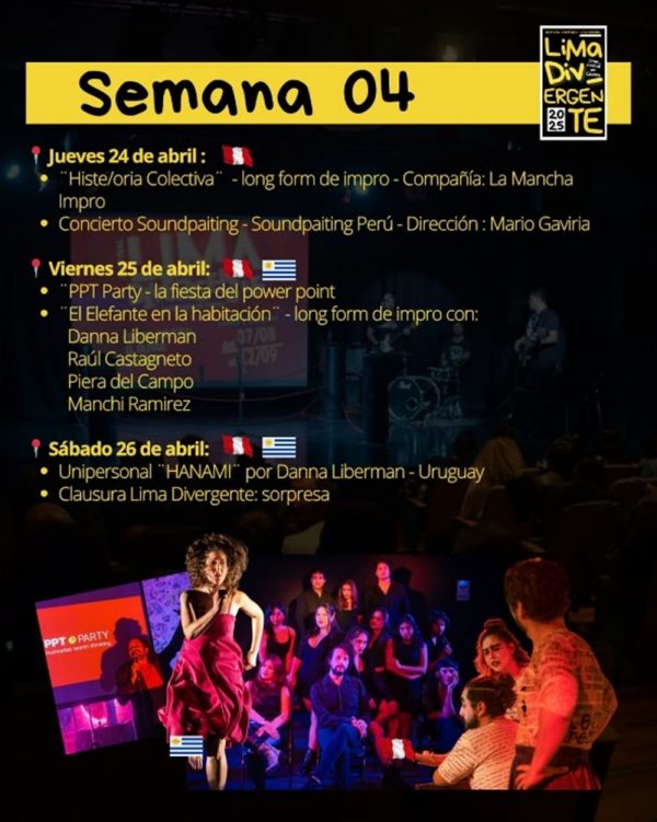 ASUNTO: 🔥🎭 ¡Participa en el Festival Lima Divergente 2025! 🎭 Última semana 🇦🇷🇵🇪